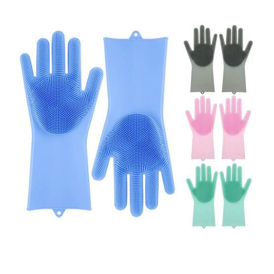 Silicone Washing Gloves – Multipurpose Cleaning Gloves