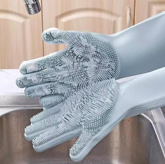 Silicone Washing Gloves – Multipurpose Cleaning Gloves