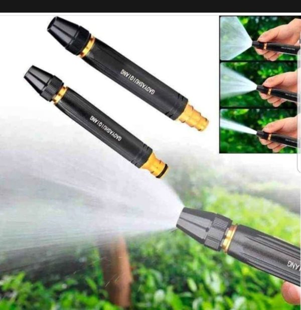 Adjustable Water Spray Nozzle – Durable Plastic Garden Hose Sprayer thumbnail 3