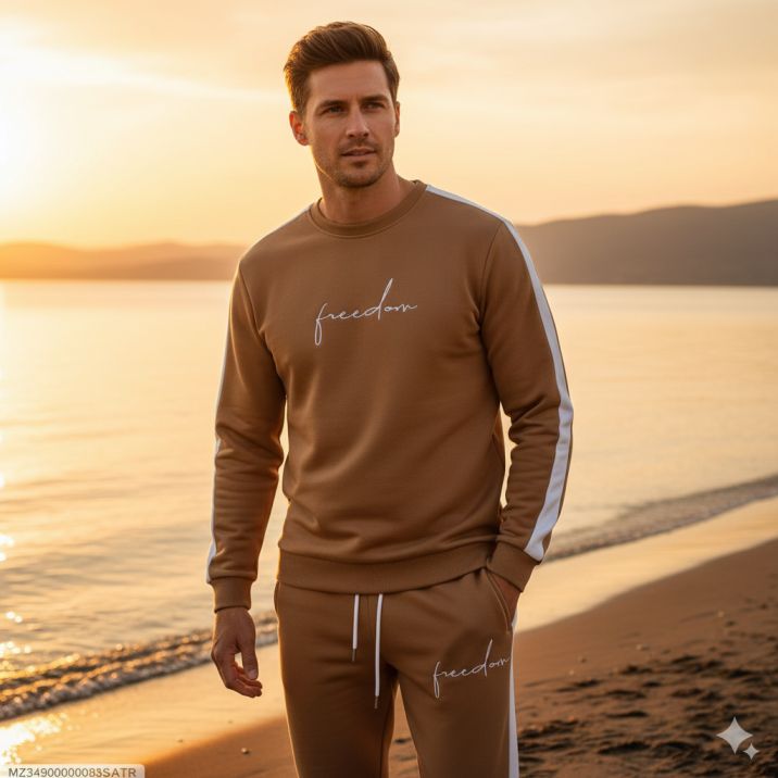 2 Pcs Men's Dri Fit Printed Track Suit