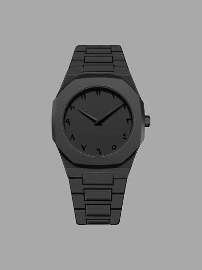Arabic Aura Watch (Black)