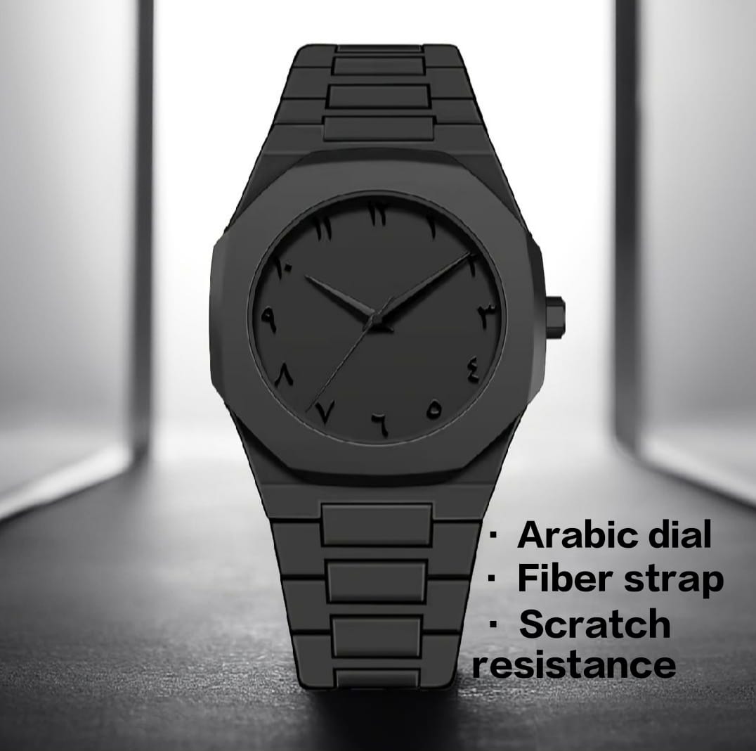 Aura Arabic Watch (Black) Without Box