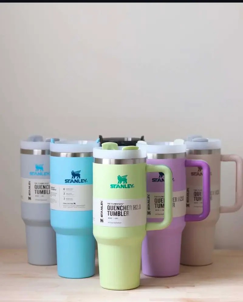 40oz Printed Stanley 304 Stainless Steel Tumbler – Premium 1200ml Vacuum Flask