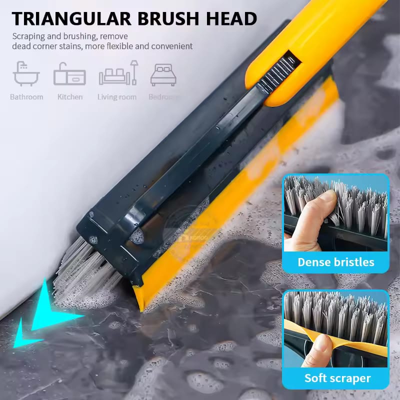 2-in-1 Brush and Wiper Cleaning tool