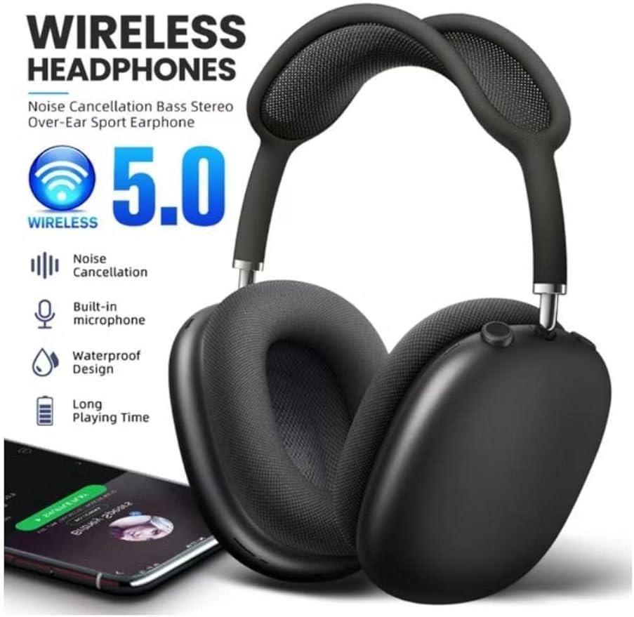 Black ABS Plastic Headphone – Durable & Stylish Design