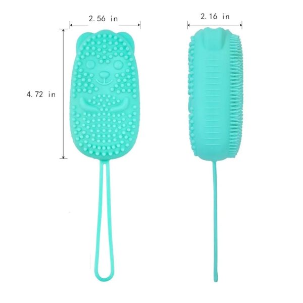 Double Sided Silicone Bath Brush