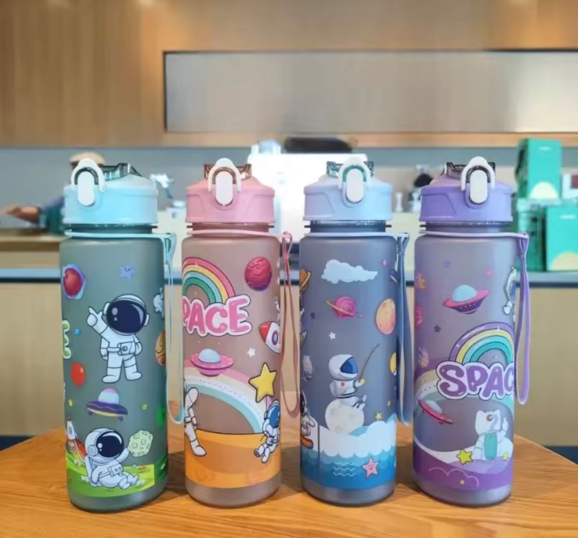 650 ML Rainbow Space Bottle | Stylish, Durable & Colorful | BLUEMOON GADGETS